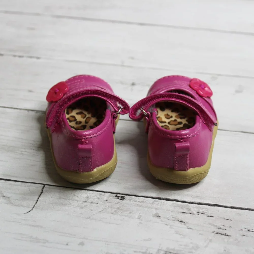 Koala Kids Baby Girl's Pink Mary Jane Casual Dress Shoes Infant Size 2